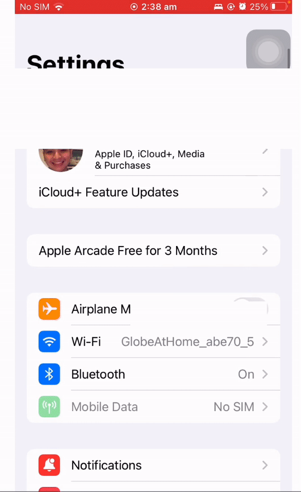 Checking contacts sync and WhatsApp permissions on iOS